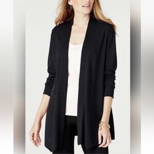 J. Jill Black Cardigan‎ Sweater Pockets Women’s Size XL (882)